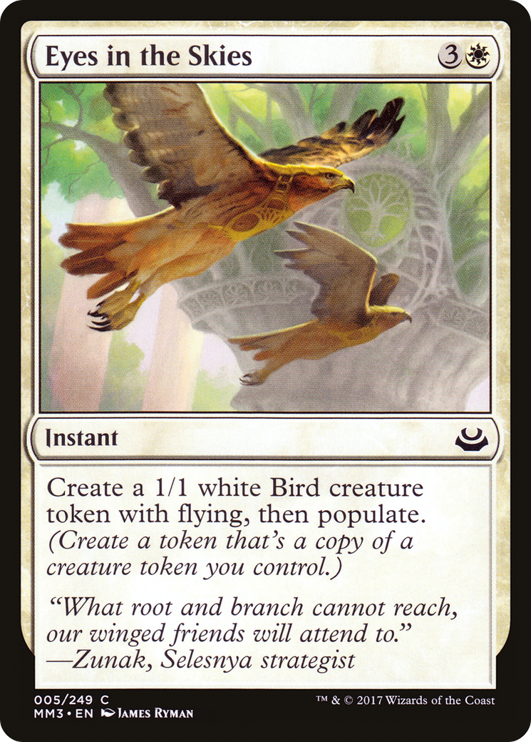 Eyes in the Skies (MM3-005) [Modern Masters 2017] Foil MTG Single Wizards of the Coast
