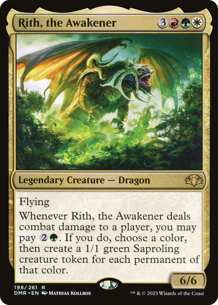Rith, the Awakener (DMR-198) [Dominaria Remastered] Foil MTG Single Wizards of the Coast