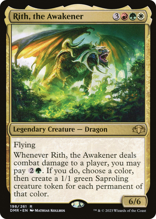 Rith, the Awakener (DMR-198) [Dominaria Remastered] Foil MTG Single Wizards of the Coast