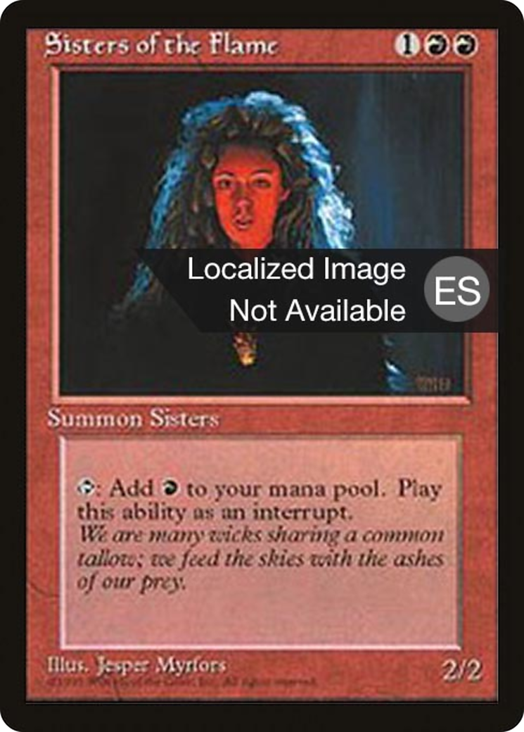 Sisters of the Flame (4BB-221) [Fourth Edition Foreign Black Border] MTG Single Wizards of the Coast