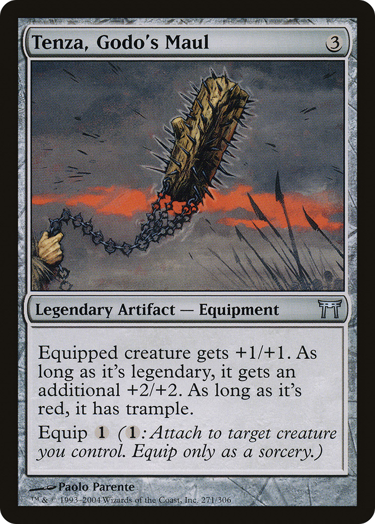 Tenza, Godo's Maul (CHK-271) [Champions of Kamigawa] Foil MTG Single Wizards of the Coast