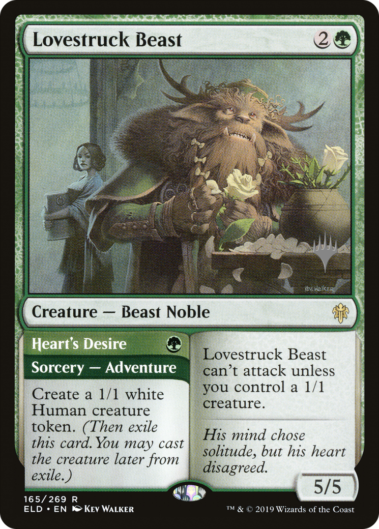 Lovestruck Beast (PPELD-165) [Throne of Eldraine Promos] MTG Single Wizards of the Coast