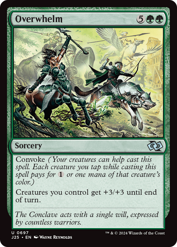 Overwhelm (J25-697) [Foundations Jumpstart] MTG Single Wizards of the Coast