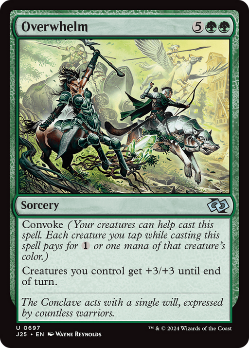 Overwhelm (J25-697) [Foundations Jumpstart] MTG Single Wizards of the Coast