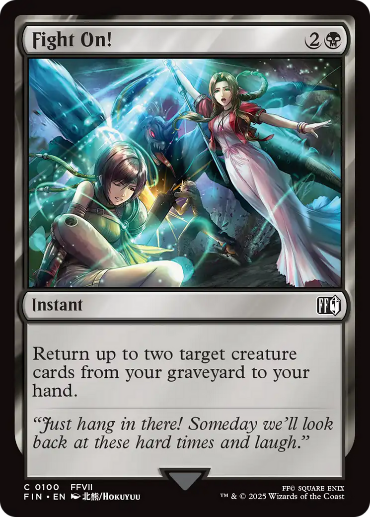 Fight On! (FIN-100) [FINAL FANTASY] MTG Single Wizards of the Coast