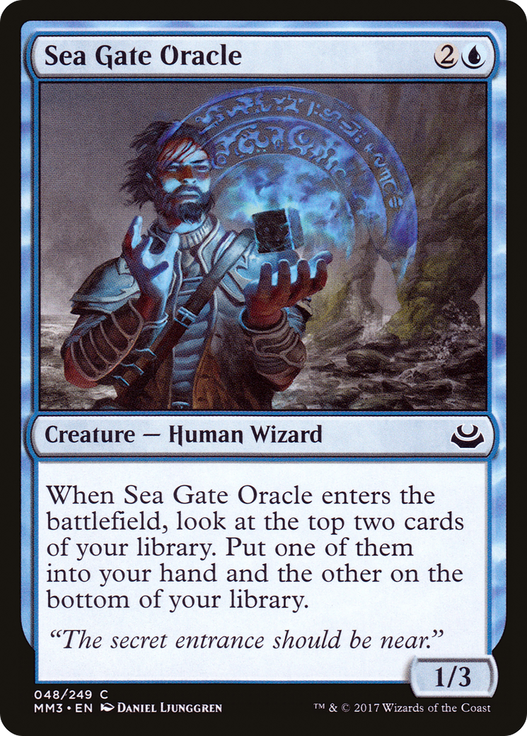 Sea Gate Oracle (MM3-048) [Modern Masters 2017] MTG Single Modern Masters 2017