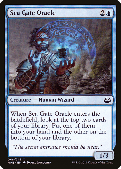 Sea Gate Oracle (MM3-048) [Modern Masters 2017] Foil MTG Single Modern Masters 2017