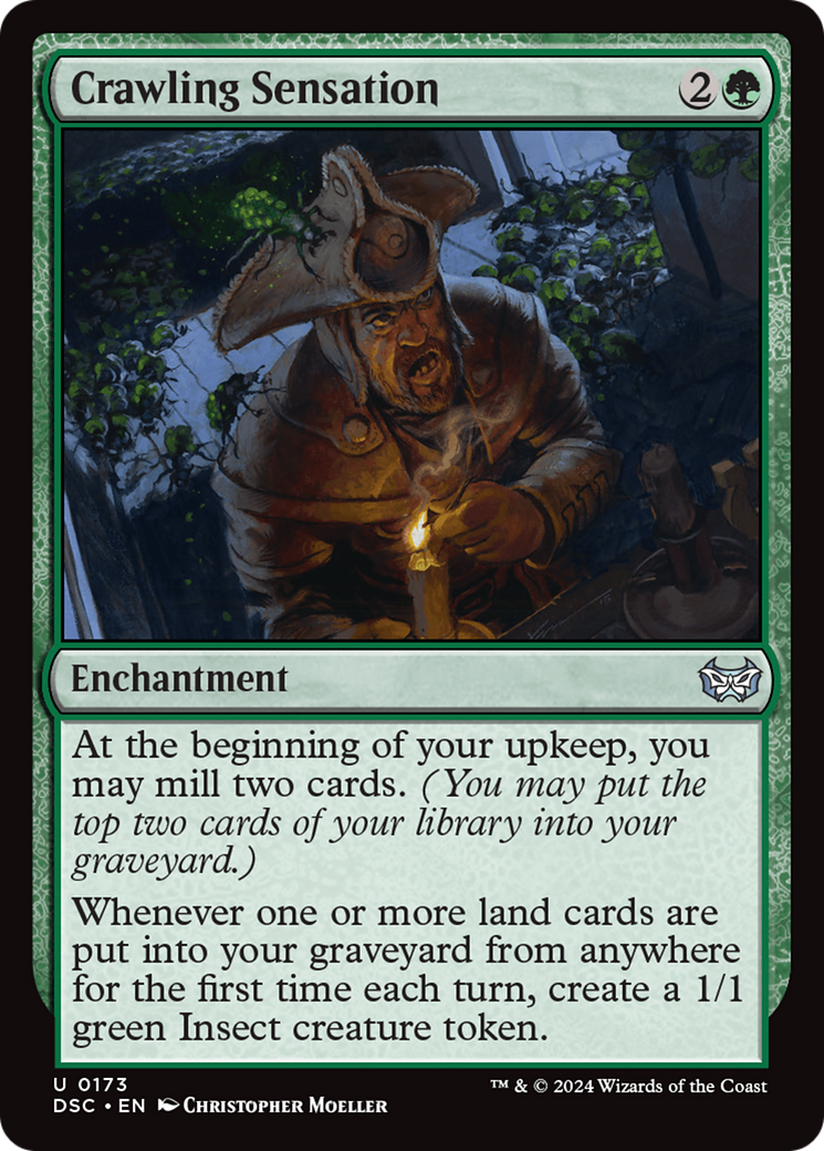 Crawling Sensation (DSC-173) [Duskmourn: House of Horror Commander] MTG Single Wizards of the Coast