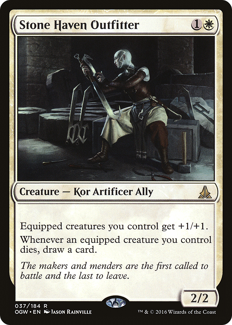 Stone Haven Outfitter (OGW-037) [Oath of the Gatewatch] Foil MTG Single Wizards of the Coast