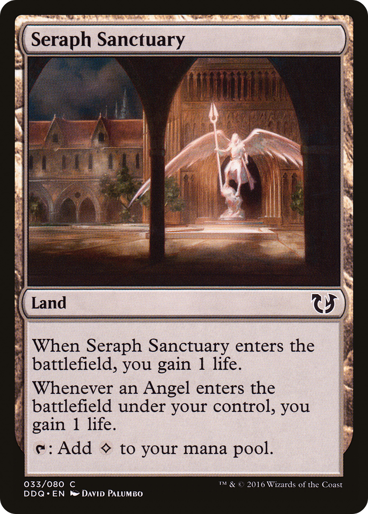 Seraph Sanctuary (DDQ-033) [Misc] Duel Decks: Blessed vs. Cursed MTG Single Wizards of the Coast