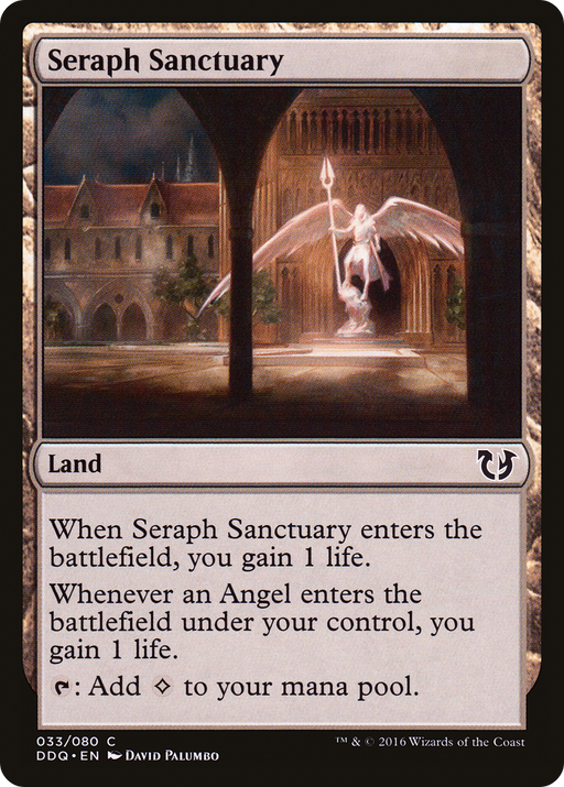 Seraph Sanctuary (DDQ-033) [Misc] Duel Decks: Blessed vs. Cursed MTG Single Wizards of the Coast