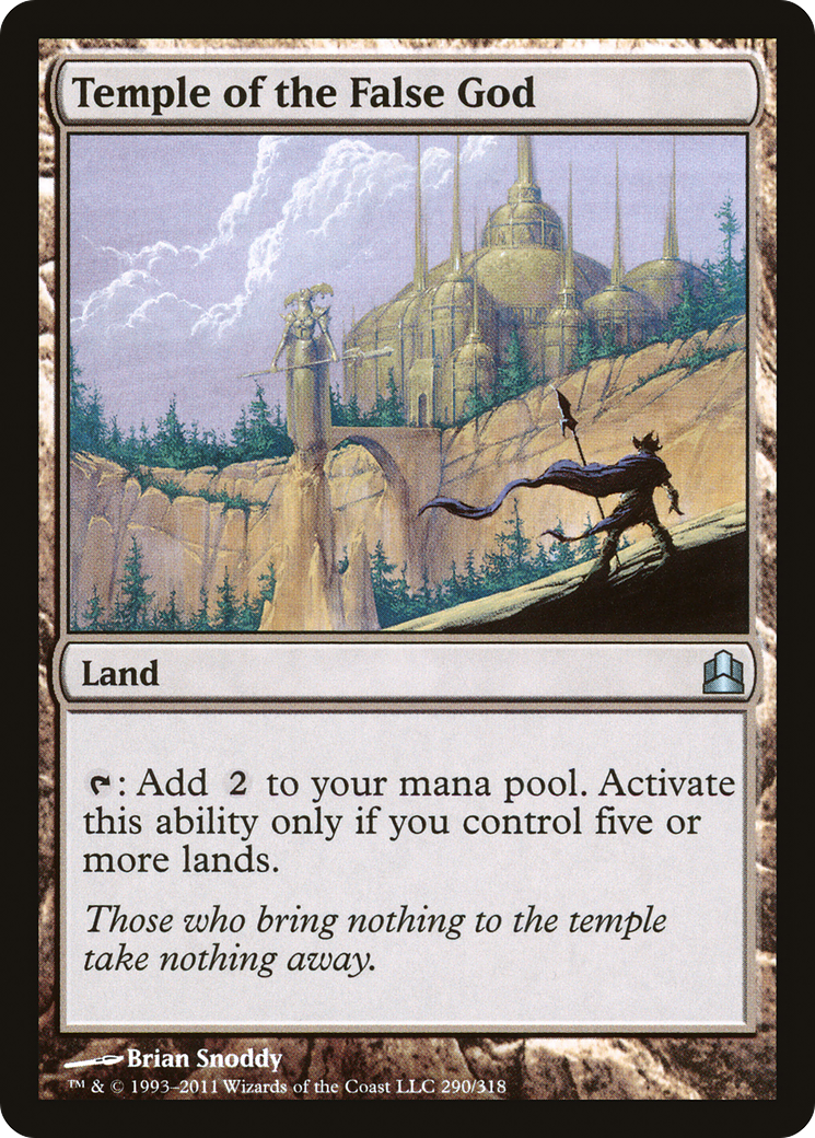 Temple of the False God (CMD-290) [Commander 2011] MTG Single Wizards of the Coast