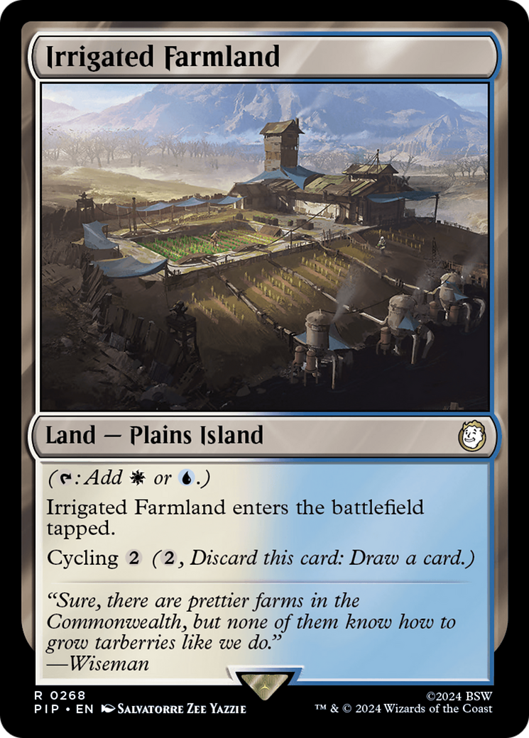 Irrigated Farmland (PIP-268) [Fallout] Foil MTG Single Wizards of the Coast