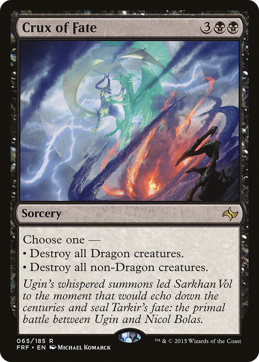 Crux of Fate (FRF-065) [Fate Reforged] MTG Single Wizards of the Coast