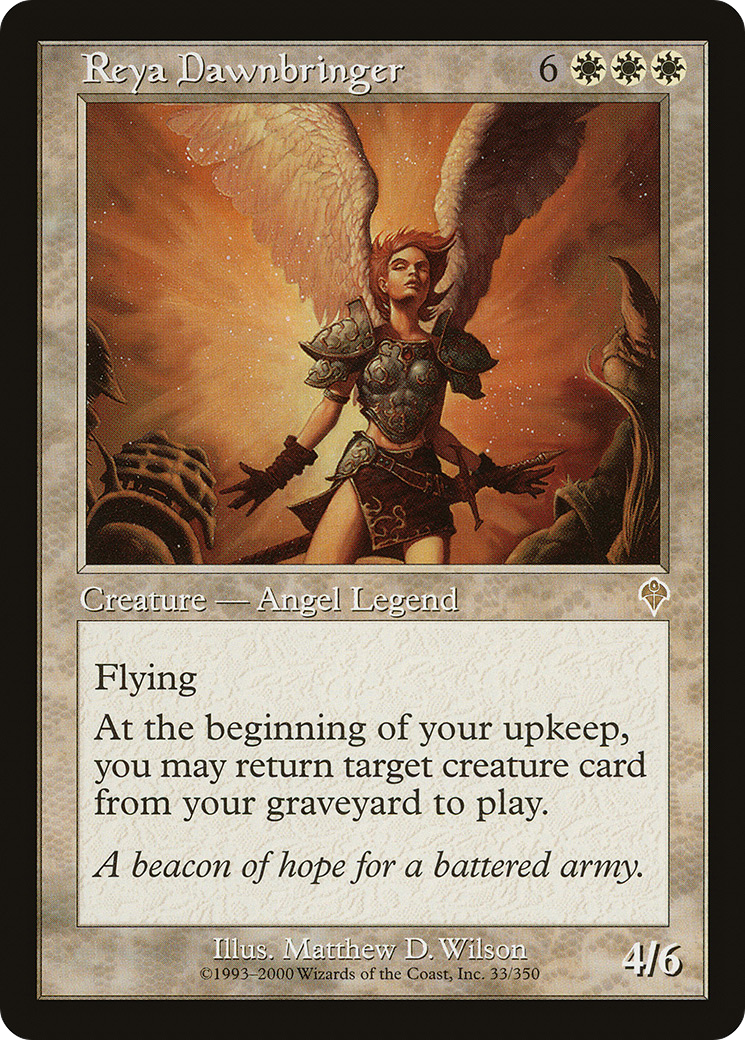 Reya Dawnbringer (INV-033) [Invasion] MTG Single Wizards of the Coast