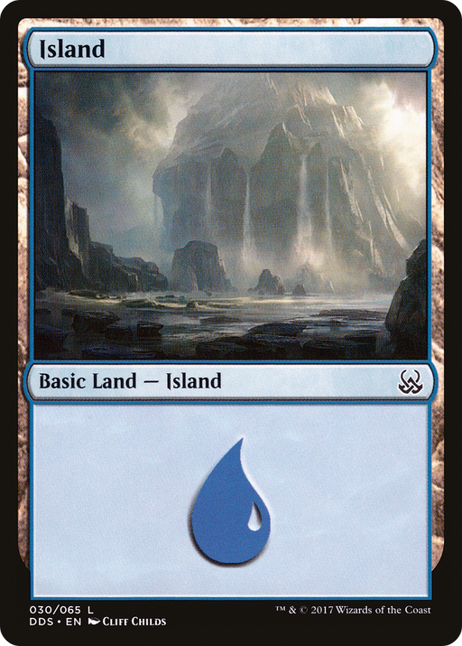 Island (030) (DDS-030) [Misc] Duel Decks: Mind vs. Might MTG Single Wizards of the Coast