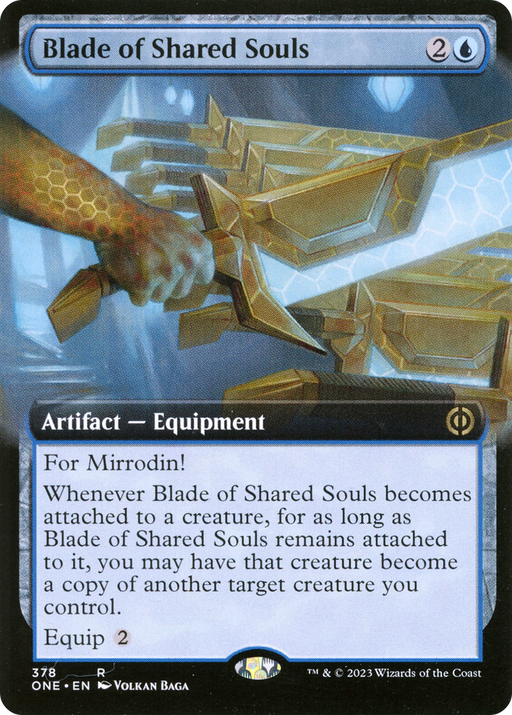 Blade of Shared Souls (ONE-378) [Phyrexia: All Will Be One] (Extended Art) Foil MTG Single Wizards of the Coast