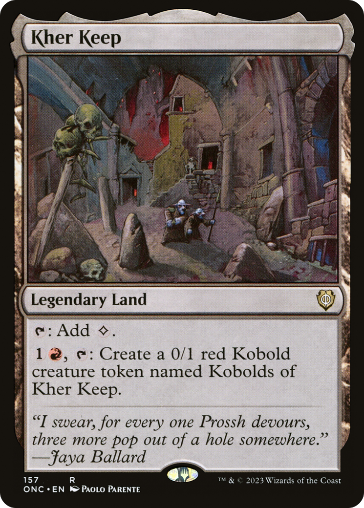 Kher Keep (ONC-157) [Phyrexia: All Will Be One Commander] MTG Single Wizards of the Coast