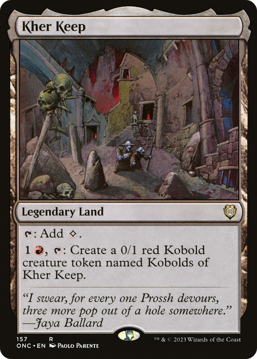 Kher Keep (ONC-157) [Phyrexia: All Will Be One Commander] MTG Single Wizards of the Coast