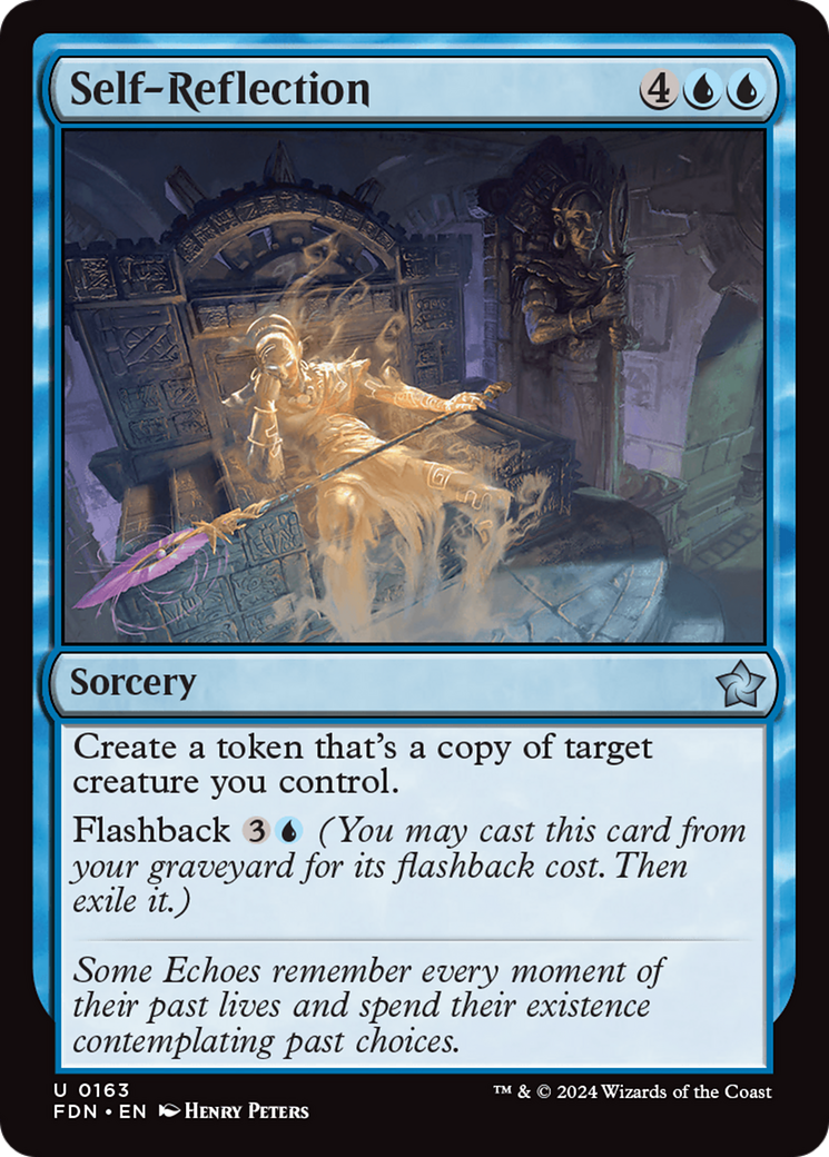 Self-Reflection (FDN-163) [Foundations] MTG Single Wizards of the Coast