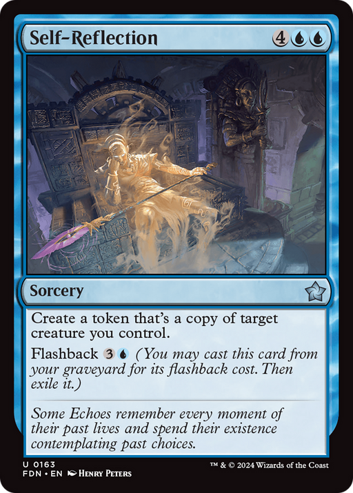 Self-Reflection (FDN-163) [Foundations] MTG Single Wizards of the Coast