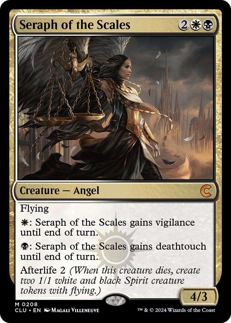 Seraph of the Scales (CLU-208) [Ravnica: Clue Edition] MTG Single Wizards of the Coast