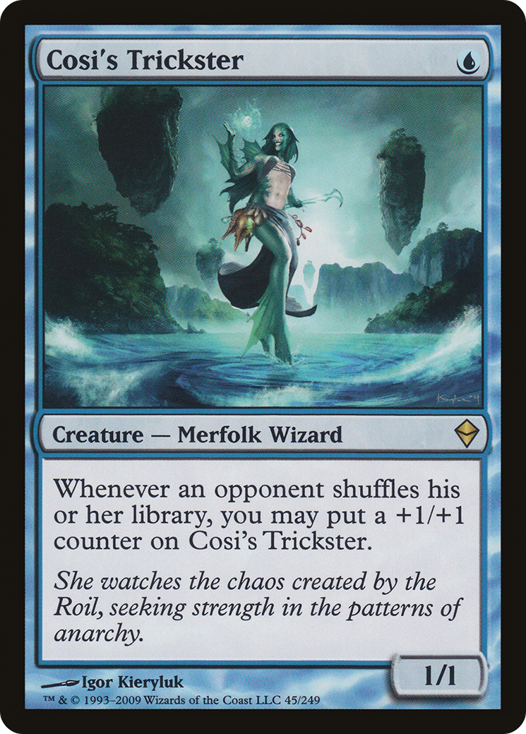 Cosi's Trickster (ZEN-045) [Zendikar] MTG Single Wizards of the Coast