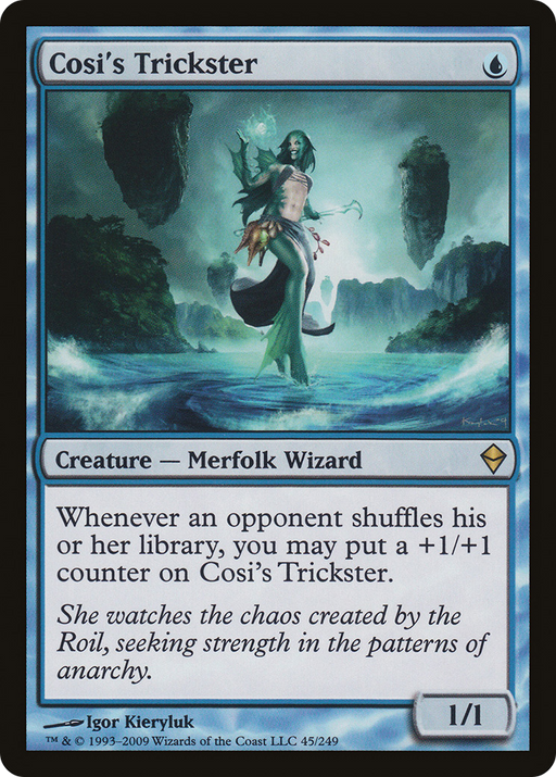 Cosi's Trickster (ZEN-045) [Zendikar] Foil MTG Single Wizards of the Coast