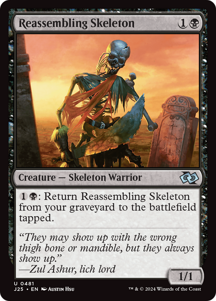 Reassembling Skeleton (J25-481) [Foundations Jumpstart] MTG Single Wizards of the Coast