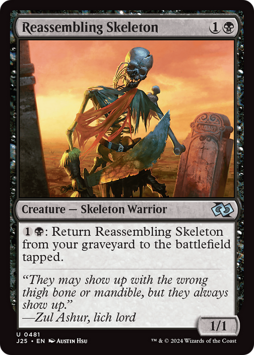 Reassembling Skeleton (J25-481) [Foundations Jumpstart] MTG Single Wizards of the Coast
