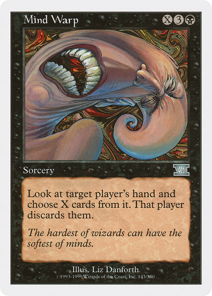 Mind Warp (6ED-143) [Classic Sixth Edition] MTG Single Wizards of the Coast