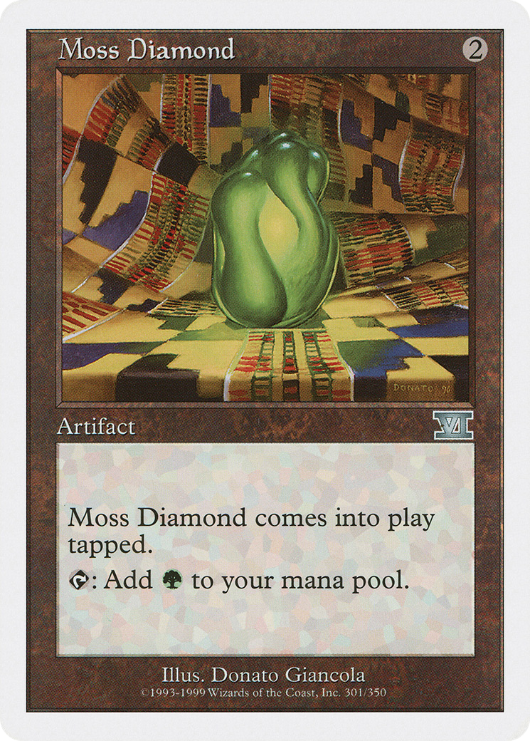 Moss Diamond (6ED-301) [Classic Sixth Edition] MTG Single Wizards of the Coast