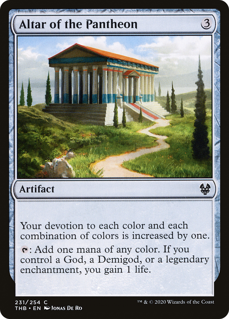 Altar of the Pantheon (THB-231) [Theros Beyond Death] Foil MTG Single Wizards of the Coast
