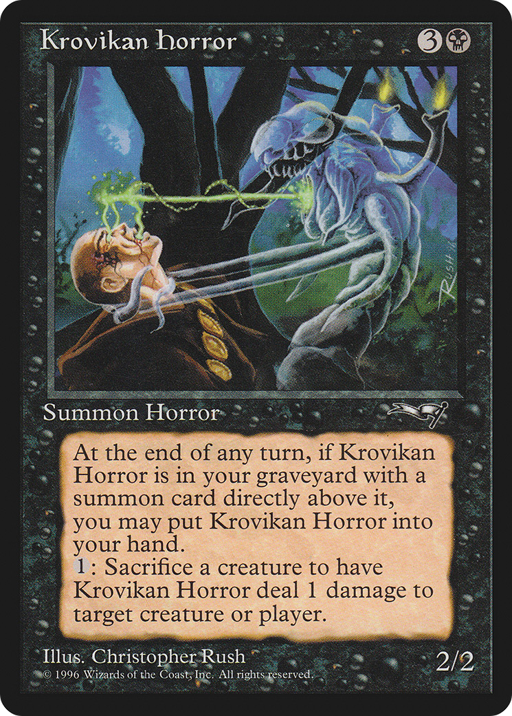 Krovikan Horror (ALL-053) [Alliances] MTG Single Wizards of the Coast