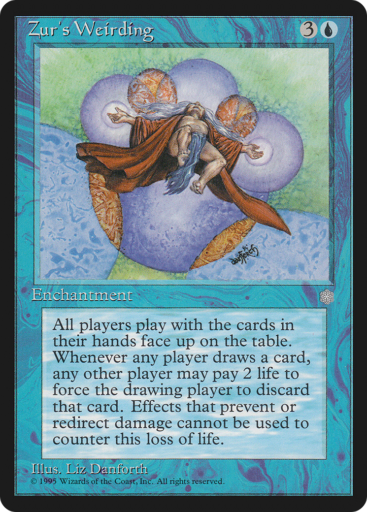 Zur's Weirding (ICE-110) [Ice Age] MTG Single Wizards of the Coast