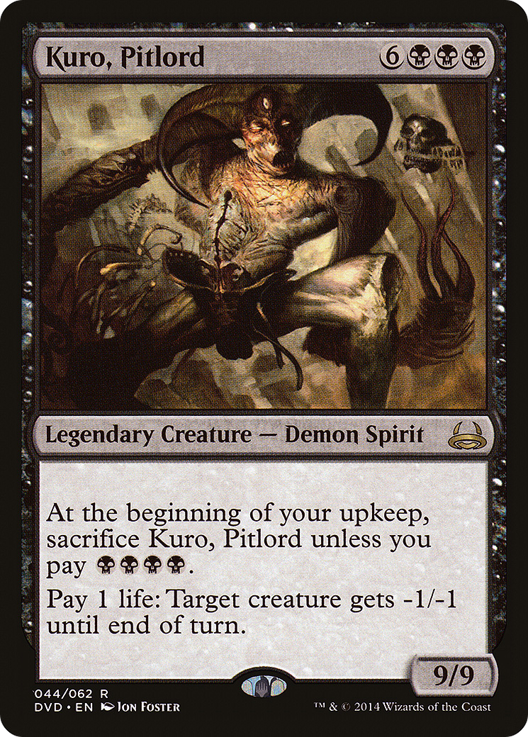 Kuro, Pitlord (DD3-044) [Misc] Duel Decks Anthology: Divine vs. Demonic MTG Single Wizards of the Coast