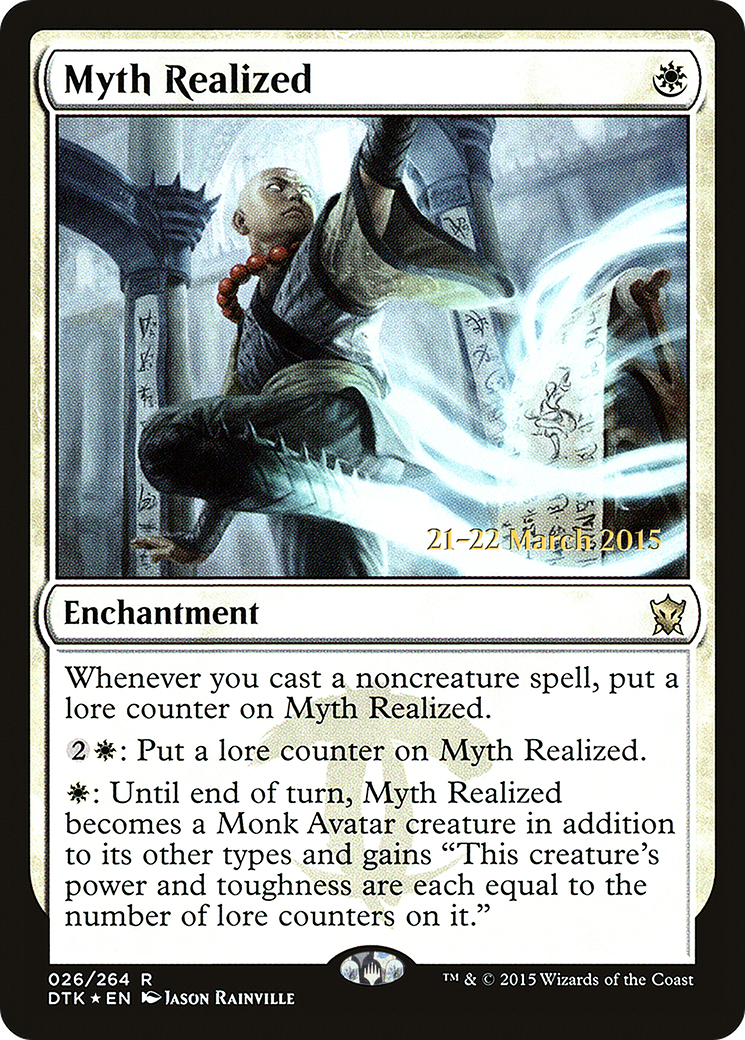 Myth Realized (PRE-026) [Dragons of Tarkir Promos] Foil MTG Single Wizards of the Coast