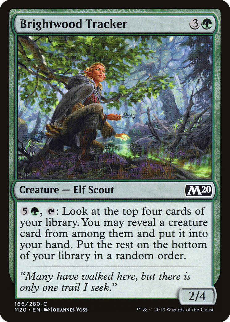 Brightwood Tracker (M20-166) [Core Set 2020] MTG Single Wizards of the Coast