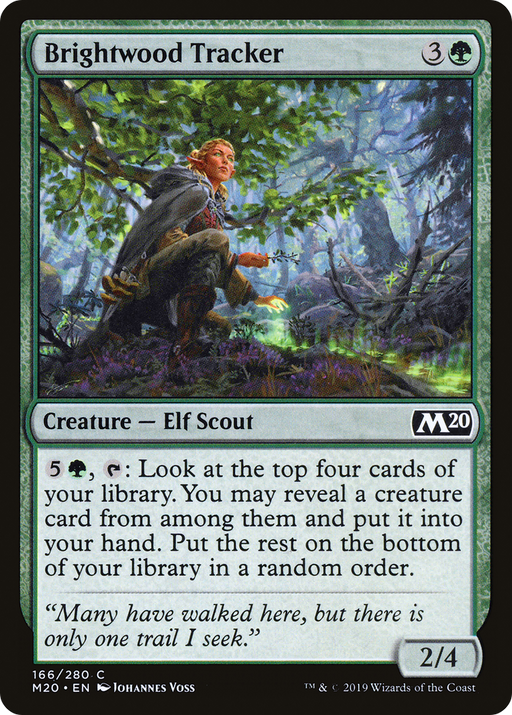 Brightwood Tracker (M20-166) [Core Set 2020] MTG Single Wizards of the Coast