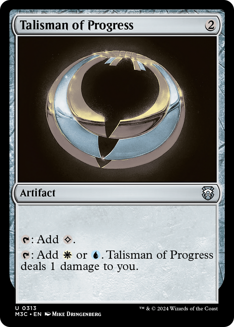 Talisman of Progress (M3C-313) [Modern Horizons 3 Commander] MTG Single Wizards of the Coast
