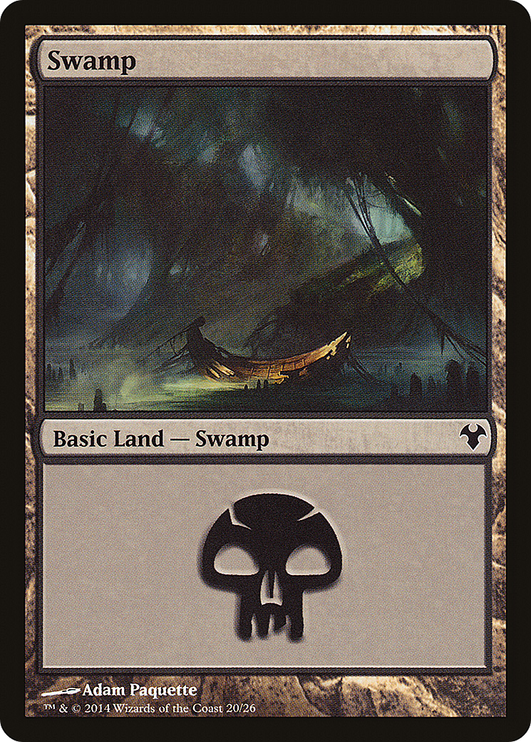 Swamp (MD1-020) [Misc] Modern Event Deck 2014 MTG Single Wizards of the Coast