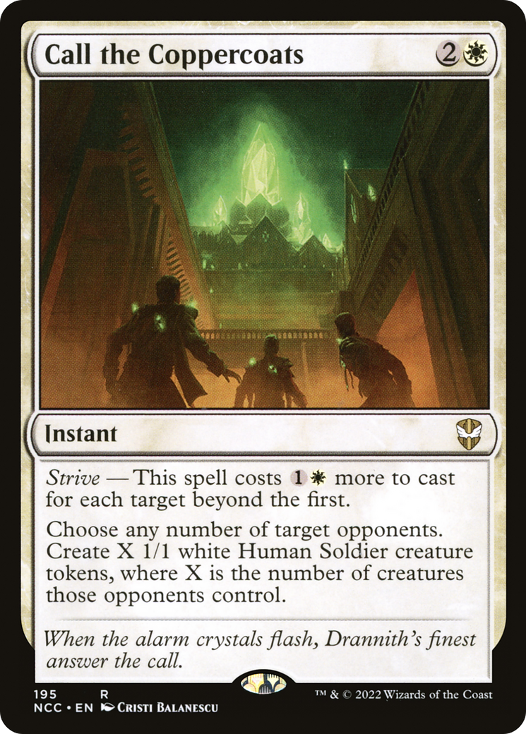 Call the Coppercoats (NCC-195) [New Capenna Commander] MTG Single Wizards of the Coast