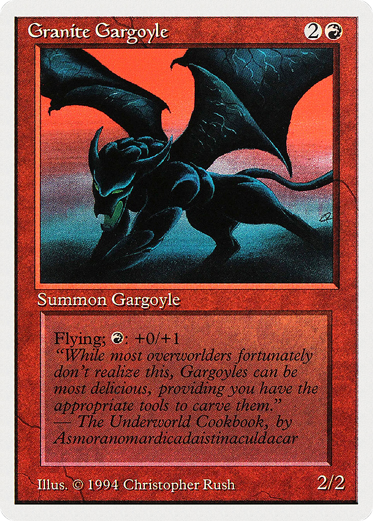 Granite Gargoyle (SUM-156) [Misc] Summer Magic / Edgar MTG Single Wizards of the Coast