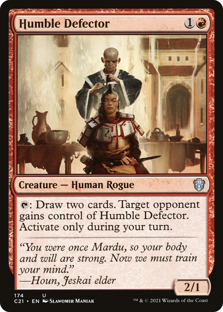 Humble Defector (C21-174) [Commander 2021] MTG Single Wizards of the Coast