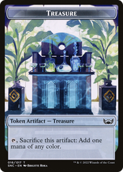 Boar // Treasure Double-Sided Token [Tokens] Outlaws of Thunder Junction Commander Tokens MTG Single Magic: The Gathering