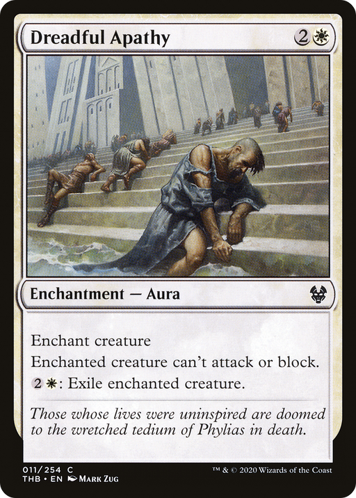 Dreadful Apathy (THB-011) [Theros Beyond Death] MTG Single Wizards of the Coast