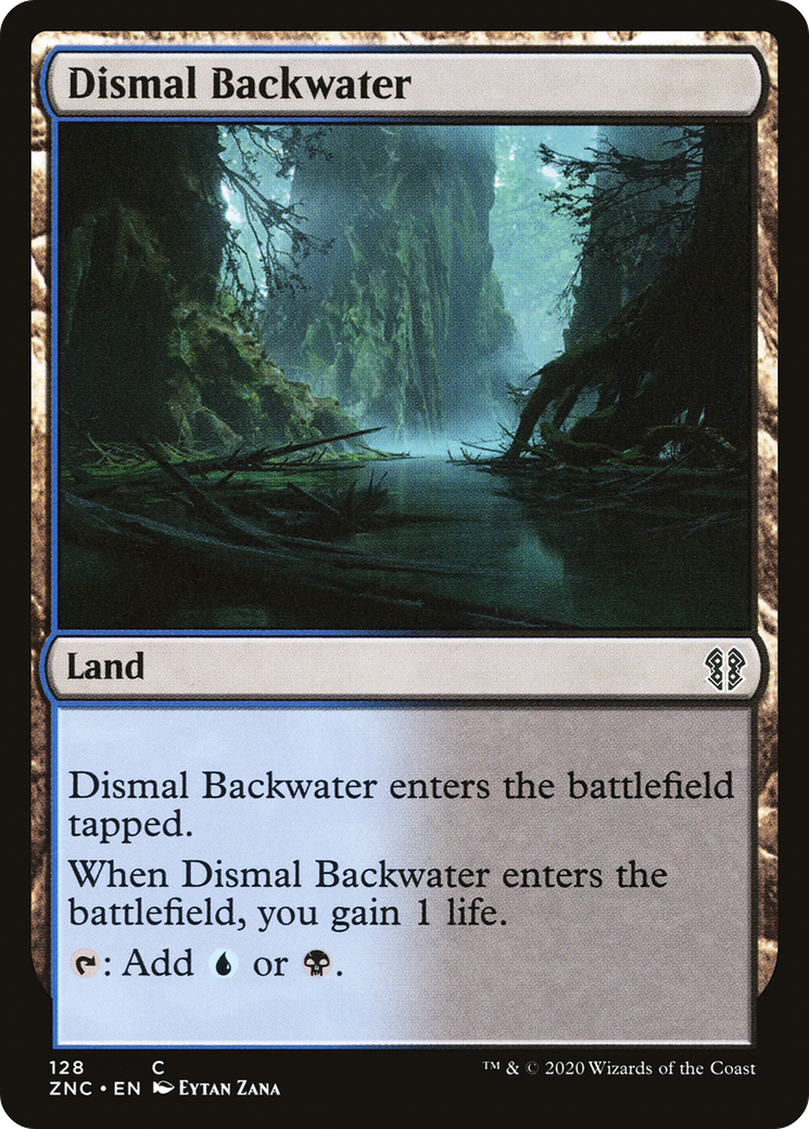 Dismal Backwater (ZNC-128) [Zendikar Rising Commander] MTG Single Wizards of the Coast