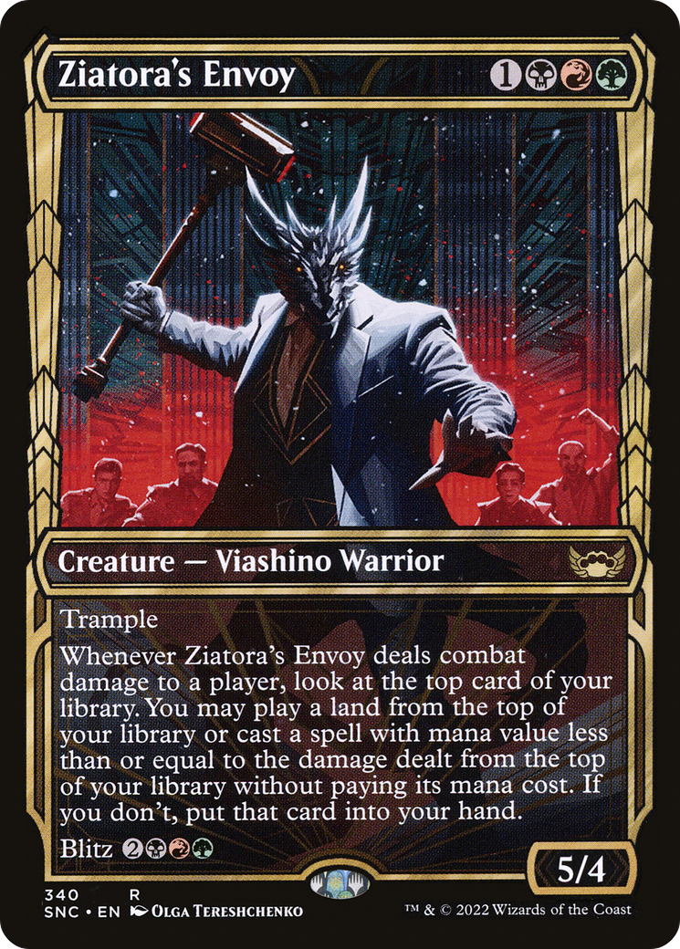 Ziatora's Envoy (SNC-340) [Streets of New Capenna] (Showcase) MTG Single Wizards of the Coast