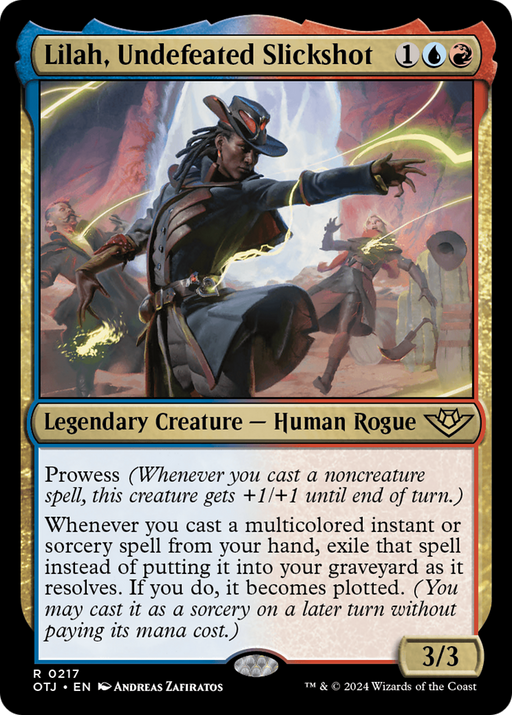 Lilah, Undefeated Slickshot (OTJ-217) [Outlaws of Thunder Junction] Foil MTG Single Wizards of the Coast