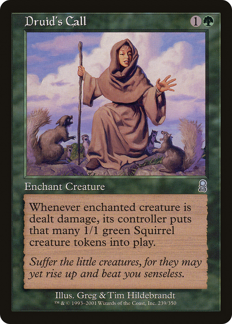 Druid's Call (ODY-239) [Odyssey] MTG Single Wizards of the Coast